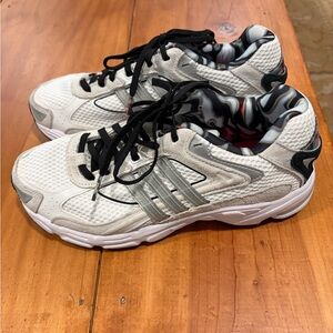 adidas White and Black Athletic Shoes